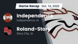 Recap: Independence  vs. Roland-Story  2020