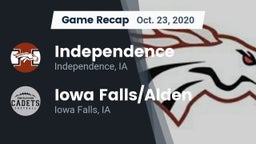 Recap: Independence  vs. Iowa Falls/Alden  2020