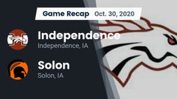 Recap: Independence  vs. Solon  2020