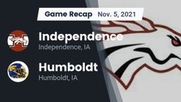 Recap: Independence  vs. Humboldt  2021