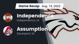 Recap: Independence  vs. Assumption  2022