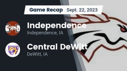 Recap: Independence  vs. Central DeWitt  2023