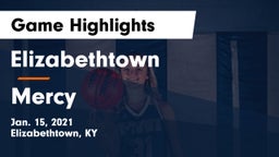 Elizabethtown  vs Mercy  Game Highlights - Jan. 15, 2021