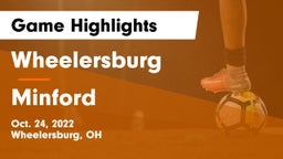 Wheelersburg  vs Minford  Game Highlights - Oct. 24, 2022