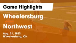 Wheelersburg  vs Northwest  Game Highlights - Aug. 31, 2023