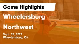 Wheelersburg  vs Northwest Game Highlights - Sept. 28, 2023