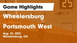 Wheelersburg  vs Portsmouth West  Game Highlights - Aug. 23, 2022