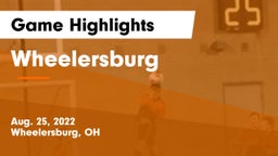 Wheelersburg  Game Highlights - Aug. 25, 2022