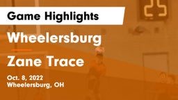 Wheelersburg  vs Zane Trace  Game Highlights - Oct. 8, 2022