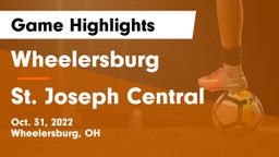 Wheelersburg  vs St. Joseph Central Game Highlights - Oct. 31, 2022