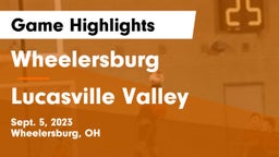 Wheelersburg  vs Lucasville Valley Game Highlights - Sept. 5, 2023