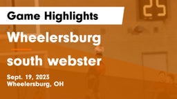 Wheelersburg  vs south webster Game Highlights - Sept. 19, 2023