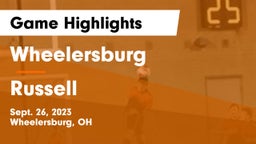 Wheelersburg  vs Russell  Game Highlights - Sept. 26, 2023