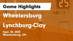 Wheelersburg  vs Lynchburg-Clay  Game Highlights - Sept. 30, 2023