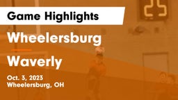 Wheelersburg  vs Waverly  Game Highlights - Oct. 3, 2023