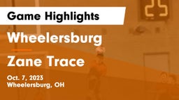 Wheelersburg  vs Zane Trace  Game Highlights - Oct. 7, 2023