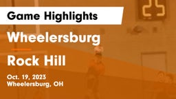 Wheelersburg  vs Rock Hill  Game Highlights - Oct. 19, 2023