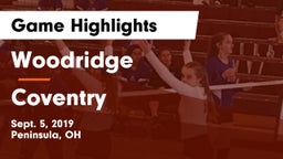 Woodridge  vs Coventry Game Highlights - Sept. 5, 2019