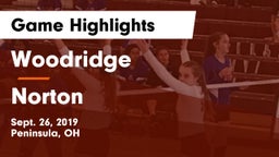 Woodridge  vs Norton  Game Highlights - Sept. 26, 2019