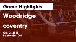 Woodridge  vs coventry  Game Highlights - Oct. 2, 2019