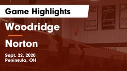 Woodridge  vs Norton  Game Highlights - Sept. 22, 2020
