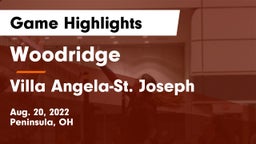 Woodridge  vs Villa Angela-St. Joseph  Game Highlights - Aug. 20, 2022