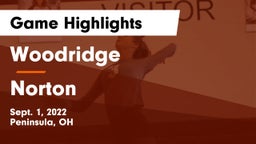 Woodridge  vs Norton  Game Highlights - Sept. 1, 2022