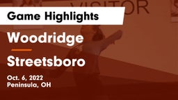 Woodridge  vs Streetsboro  Game Highlights - Oct. 6, 2022