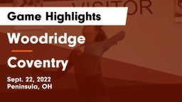 Woodridge  vs Coventry  Game Highlights - Sept. 22, 2022