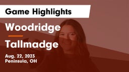 Woodridge  vs Tallmadge  Game Highlights - Aug. 22, 2023
