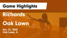 Richards  vs Oak Lawn  Game Highlights - Jan. 21, 2020