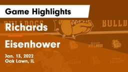 Richards  vs Eisenhower  Game Highlights - Jan. 13, 2022