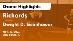 Richards  vs Dwight D. Eisenhower  Game Highlights - Nov. 18, 2023