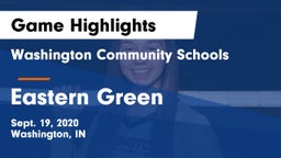 Washington Community Schools vs Eastern Green Game Highlights - Sept. 19, 2020