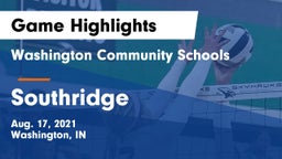 Washington Community Schools vs Southridge  Game Highlights - Aug. 17, 2021
