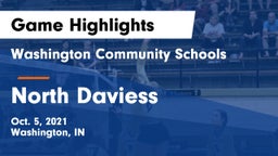 Washington Community Schools vs  North Daviess Game Highlights - Oct. 5, 2021