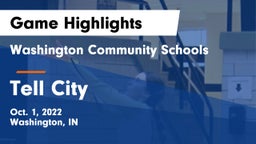 Washington Community Schools vs Tell City  Game Highlights - Oct. 1, 2022