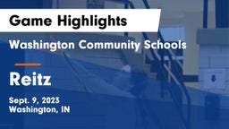 Washington Community Schools vs Reitz Game Highlights - Sept. 9, 2023