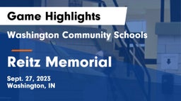 Washington Community Schools vs Reitz Memorial  Game Highlights - Sept. 27, 2023