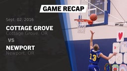 Recap: Cottage Grove  vs. Newport  2016