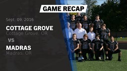 Recap: Cottage Grove  vs. Madras  2016