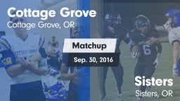 Matchup: Cottage Grove High vs. Sisters  2016