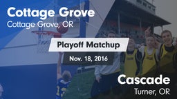 Matchup: Cottage Grove High vs. Cascade  2016