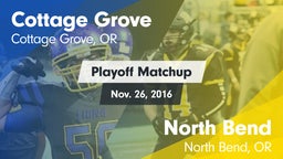 Matchup: Cottage Grove High vs. North Bend  2016