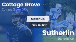 Matchup: Cottage Grove High vs. Sutherlin  2017