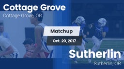 Matchup: Cottage Grove High vs. Sutherlin  2017