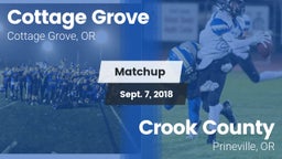 Matchup: Cottage Grove High vs. Crook County  2018