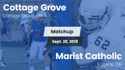 Matchup: Cottage Grove High vs. Marist Catholic  2018