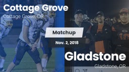 Matchup: Cottage Grove High vs. Gladstone  2018