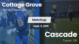 Matchup: Cottage Grove High vs. Cascade  2019